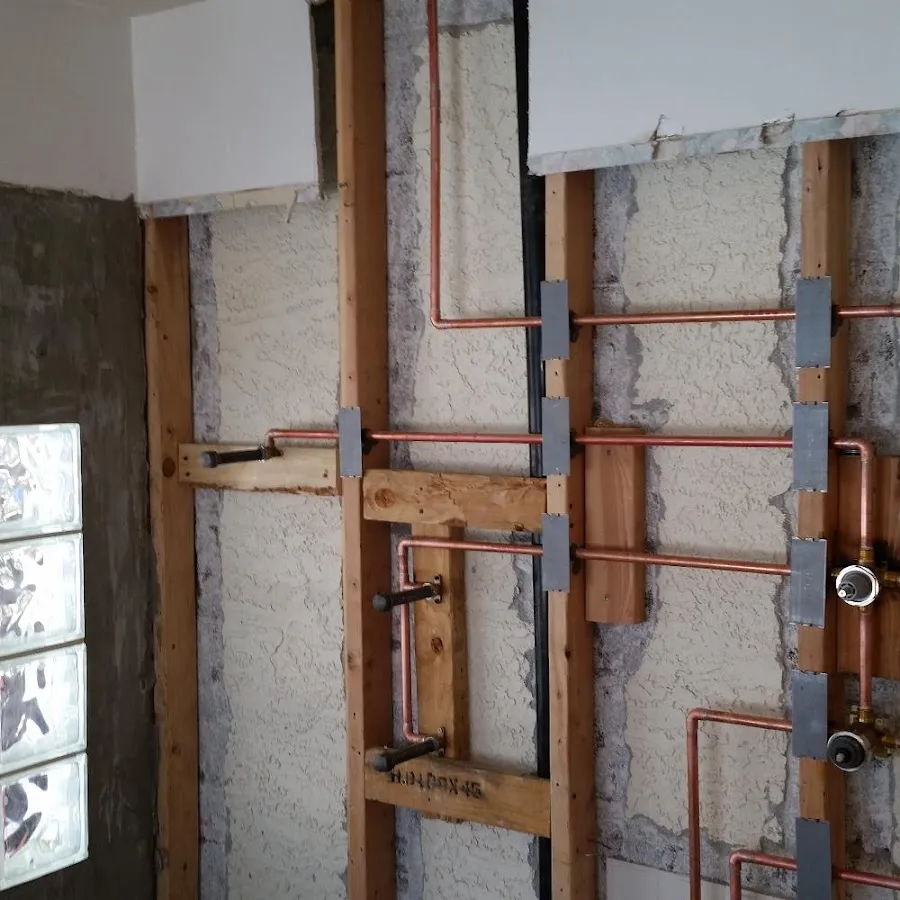 Copper pipe installation for Burst Pipe Repair in Bay City