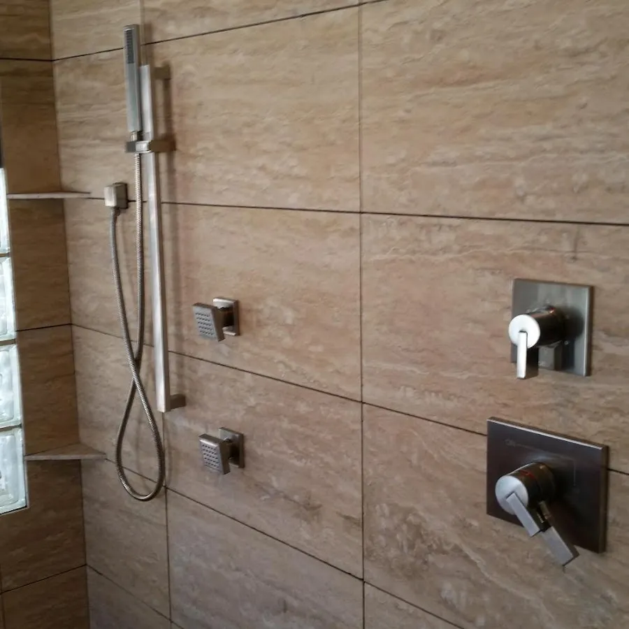Shower fixture installation for Water Heater Replacement in Bay City
